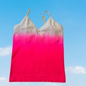 Girls Ombré Tank Top Size Large Maidenform Delta Vintage Y2K